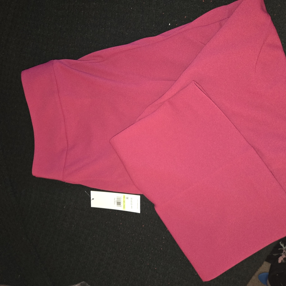 Calvin Klein Pink Wide Leg Pants